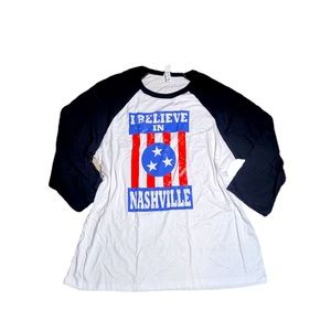 I Believe in Nashville 3/4 Sleeved Tee